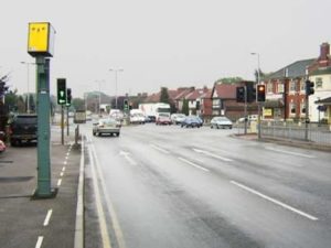 Red-light camera in the UK
